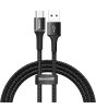 Baseus Halo 3A Micro Usb 1 M Şarj Kablosu-Siyah